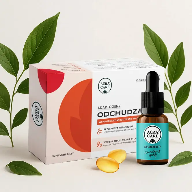 Zespół ekspertów Aura Care pracujący nad naturalnymi suplementami diety w nowoczesnym laboratorium - badania jakości i skuteczności produktów naturalnych